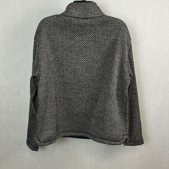 NEW Cinch Pullover Quarter 1/4 Zip Womens Sz XXL Gray Herringbone Pockets Soft - Picture 4 of 8